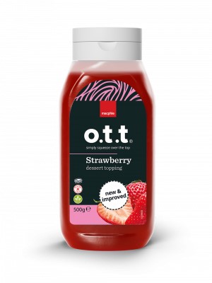 OTT Strawberry Topping Syrup 500g