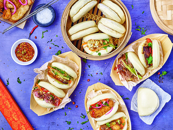 Steamed Hirata Buns 60 x 50g