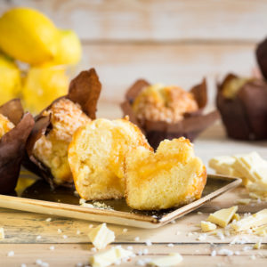 Lemon & White Chocolate Tulip Muffins 24 x 119g