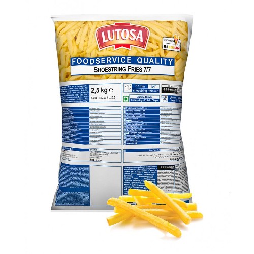 Wholesale Lutosa Shoestring Chips7mm 4 x 2.5kg ZCH011