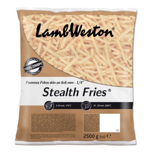 Lamb Weston Stealth Skin On Fries 6mm 4 x 2.5kg