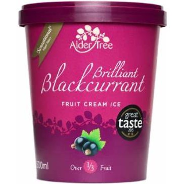 Alder Tree Blackcurrant Ice Cream 6 x 500ml
