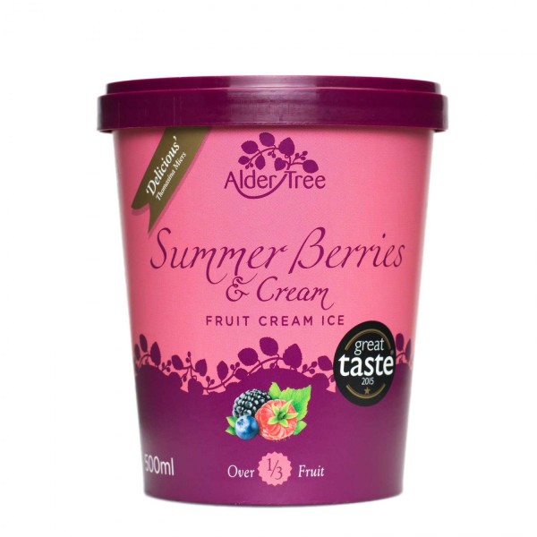 Alder Tree Summer Berries Ice Cream 6 x 500ml