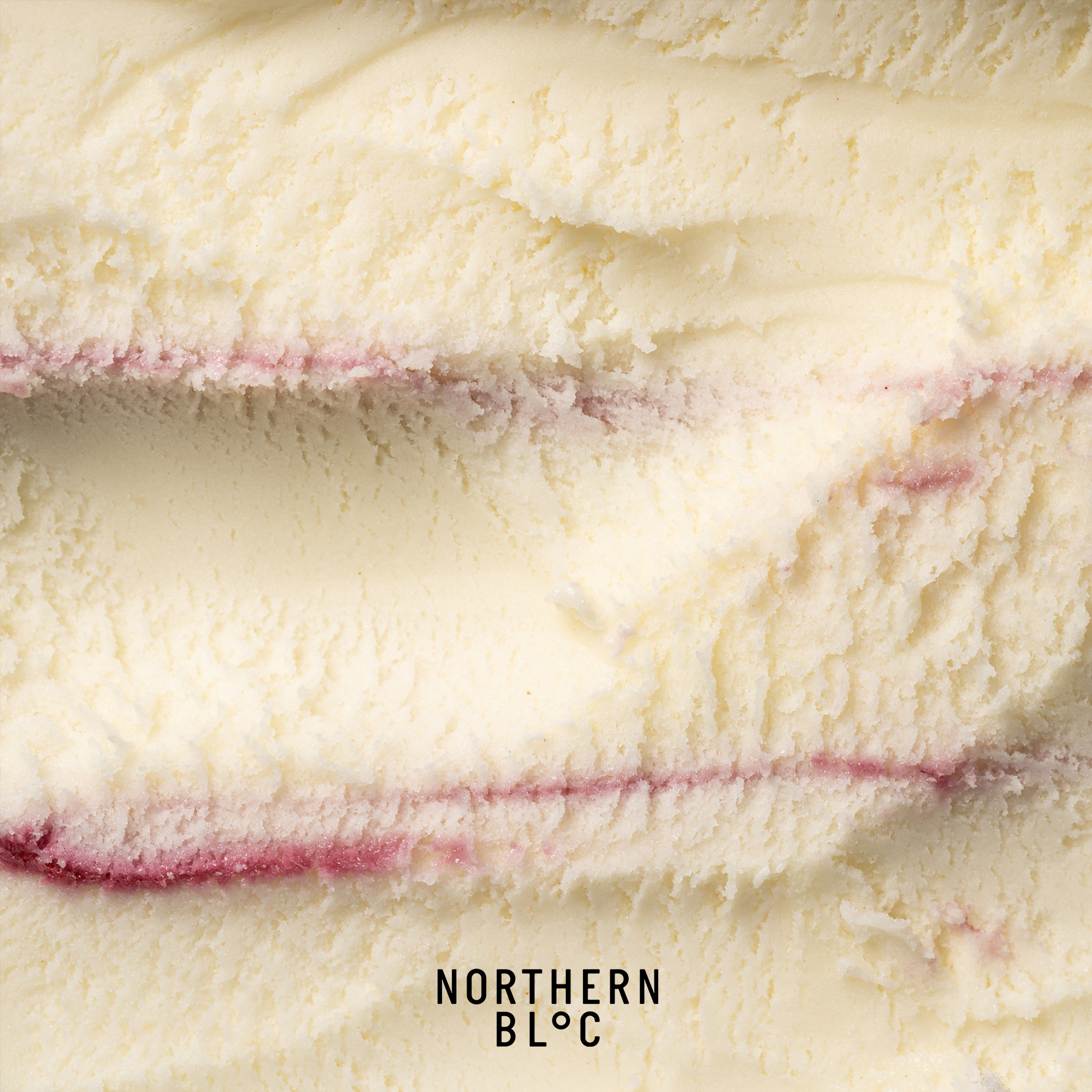 Northern Bloc White Chocolate & Rasp Ripple Ice Cream 5ltr