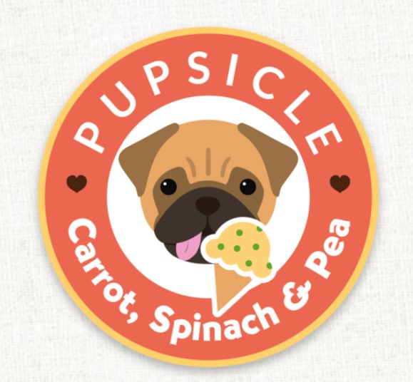 Danns Carrot, Spinach & Pea Pupsicle x24