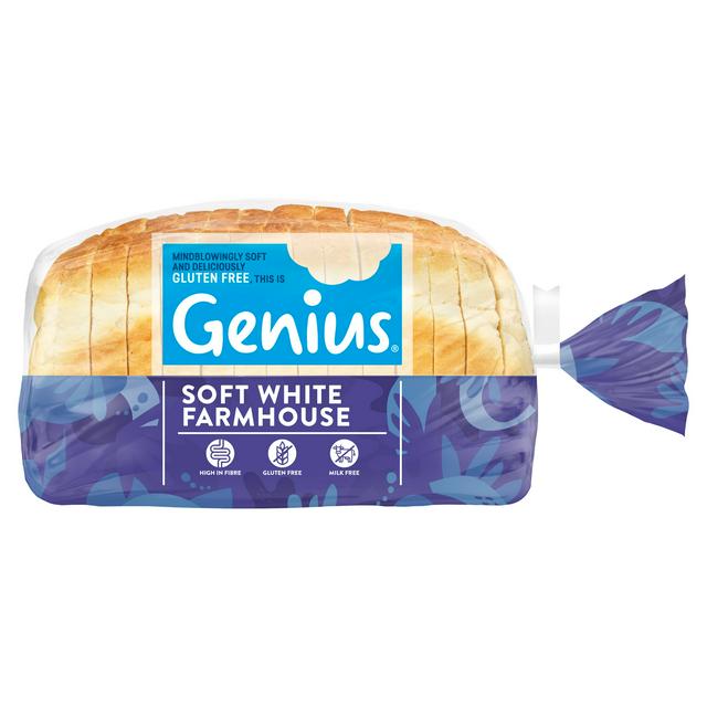 Genius Frozen Gluten Free Sliced White Bread Loaf 535g