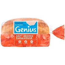 Genius Frozen Gluten Free Sliced Brown Bread Loaf 535g