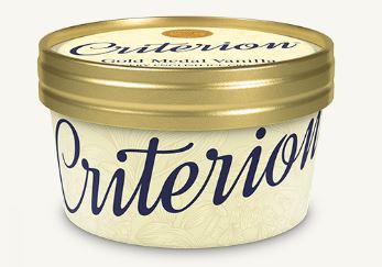 Criterion Vanilla Ice Cream Tubs 130ml x 18