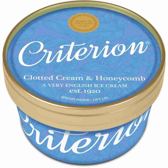 Criterion Clotted Cream Honeycomb Tubs 18 x 130ml CTCL