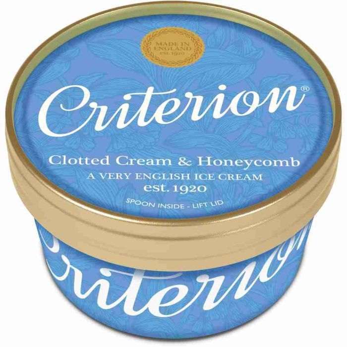 Criterion Clotted Cream Honeycomb Tubs 18 x 130ml CTCL