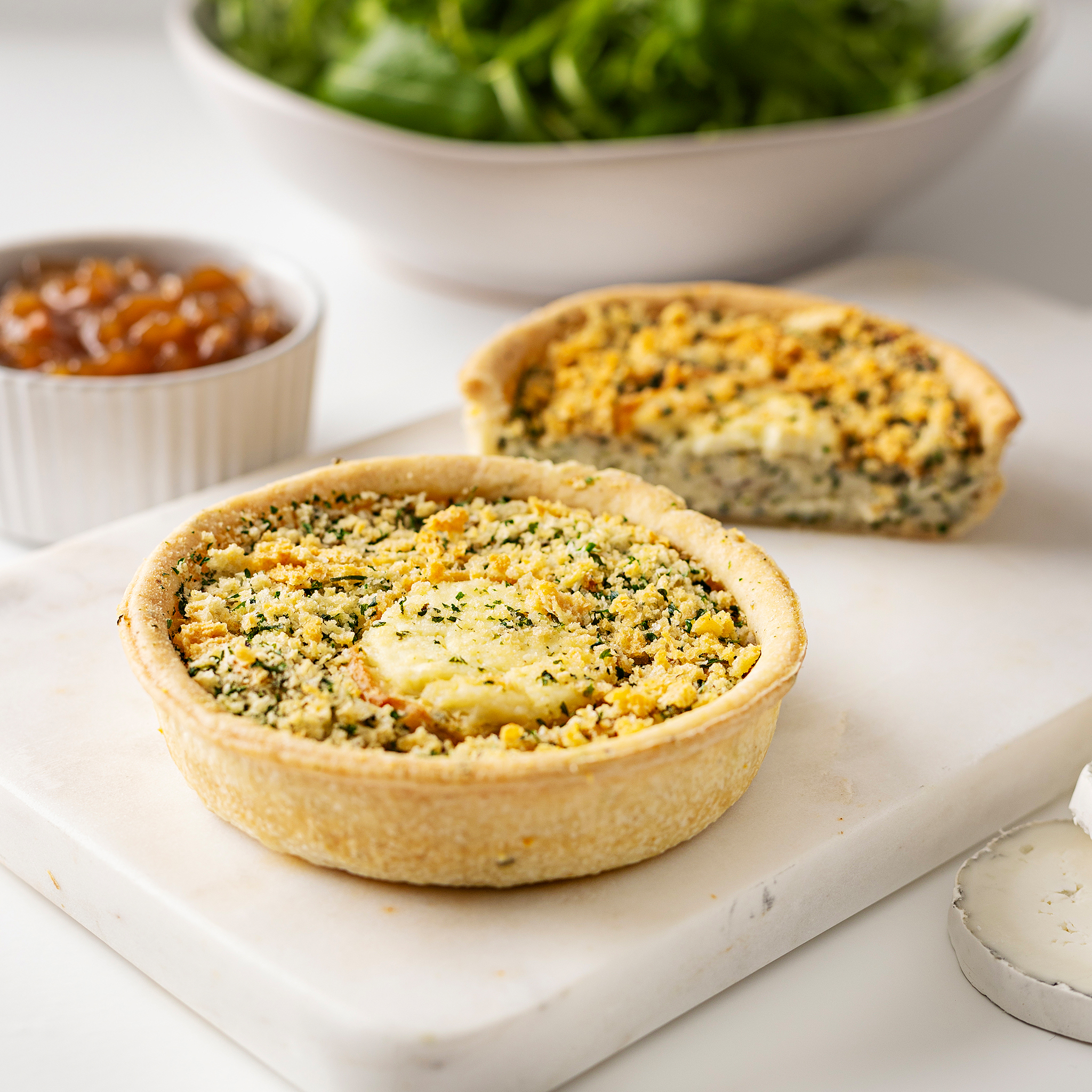 Coopers Goats Cheese & Caramelised Onion Tart 24 x 145g