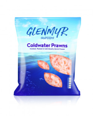 Cooked & Peeled Large Prawns 2kg (1.2kg n.d.w.) Purple Bag