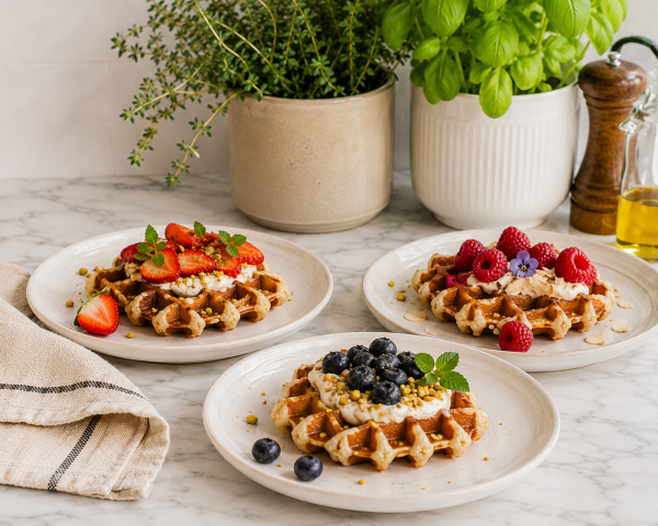 Hill Valley Belgian Liege Waffles 30 x 90g