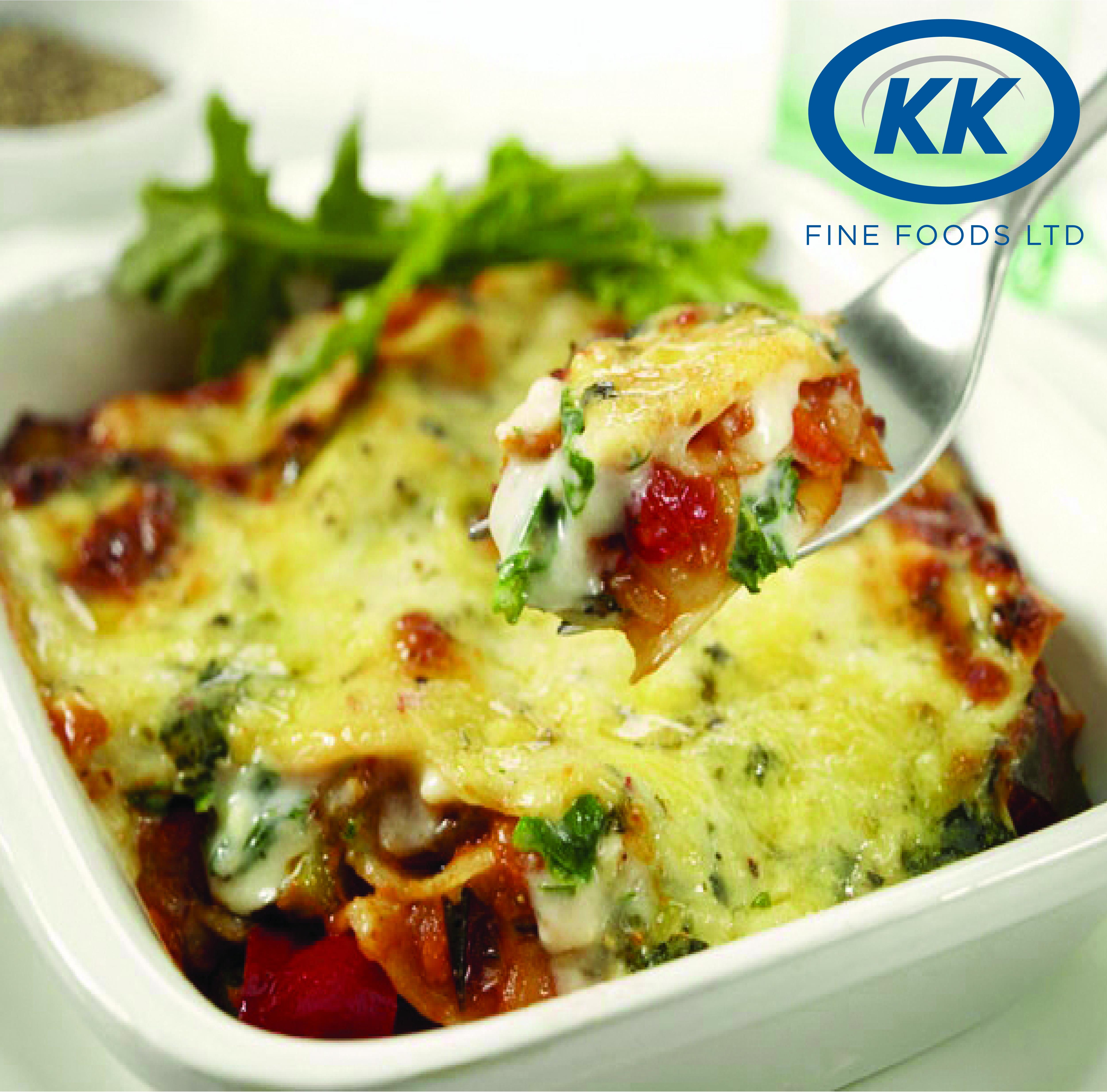 K.K Fine Foods Vegetable Lasagne 12 x 350g