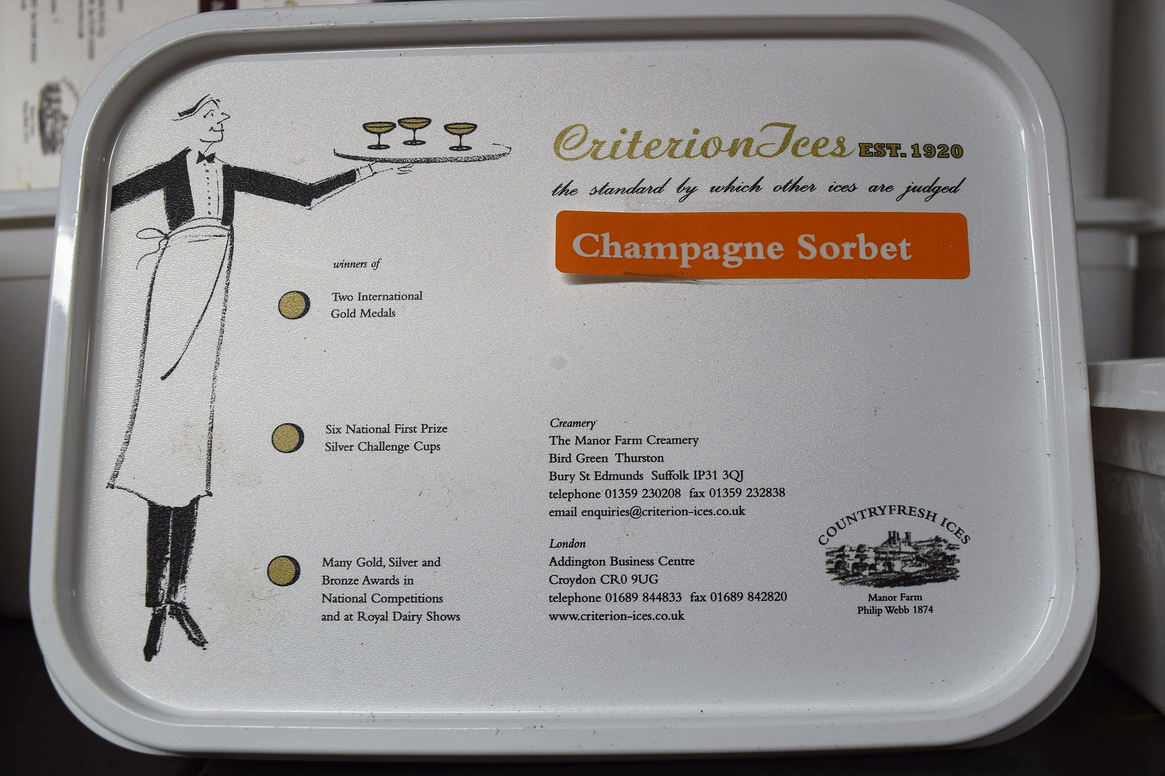 Criterion Champagne Sorbet 2ltr