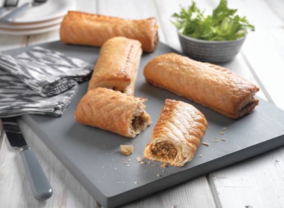 Proper Cornish 6 Vegan Sausage Rolls 132g x 50