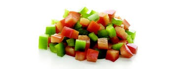 Diced Mixed Peppers Frozen 1kg