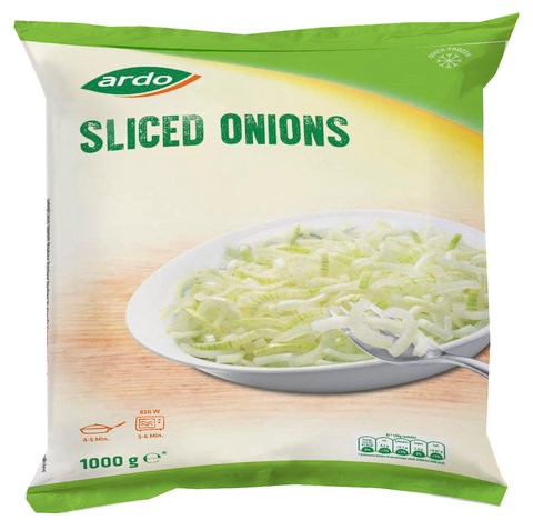 Sliced Onions Frozen 1kg